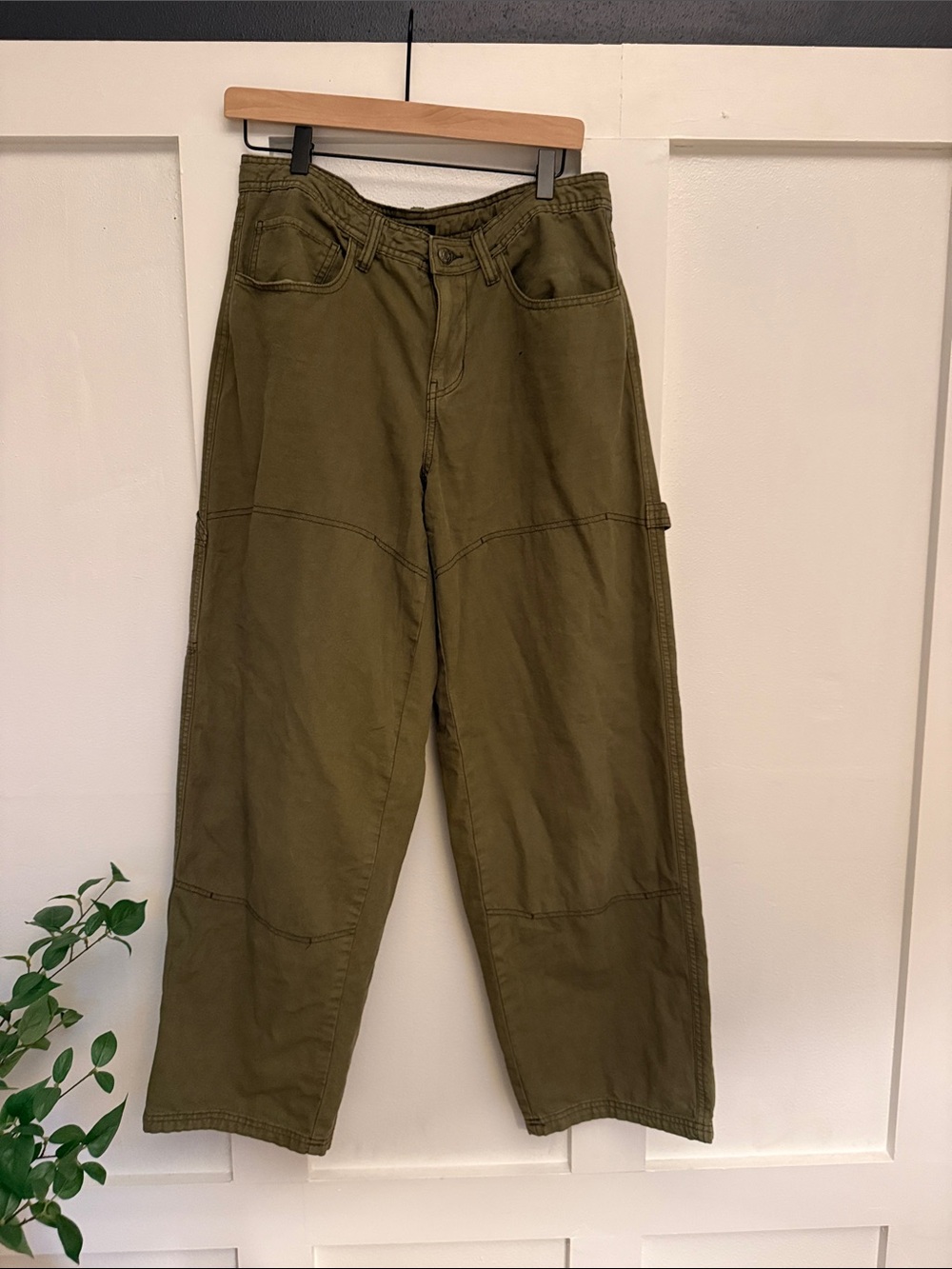 Olive Green Utility Pants